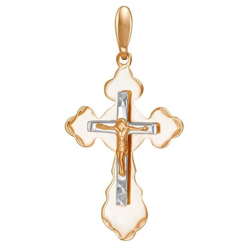 фото Подвеска из комбинированного золота яхонт ювелирный арт. 230350