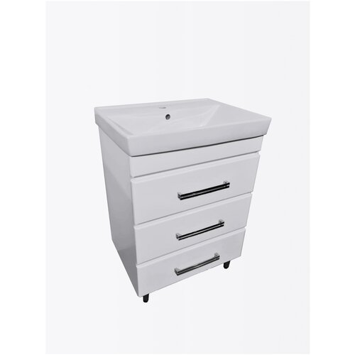 Тумба-комплект СаТэм 50, с раковиной Енисей 50