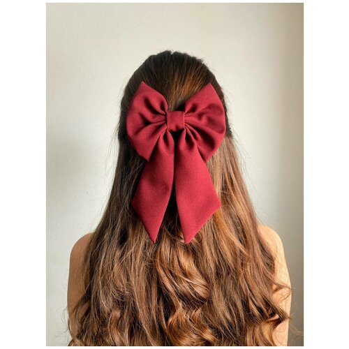 Бант для волос на заколке