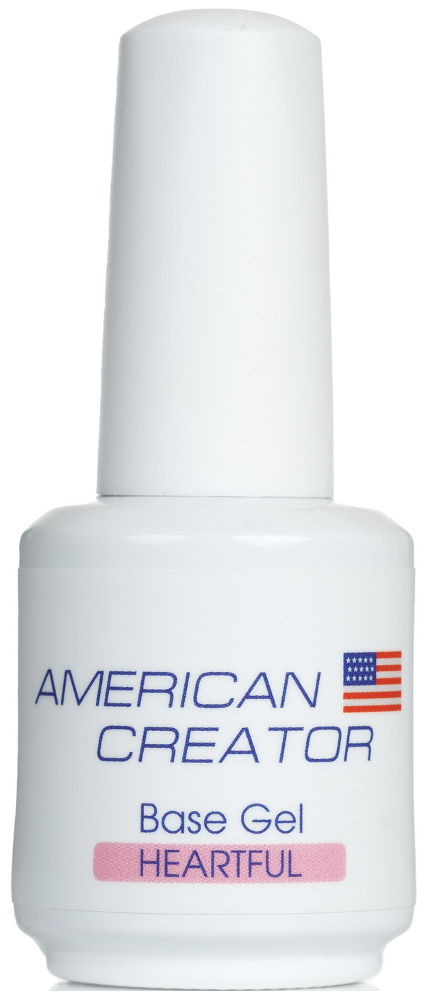 База для ногтей камуфлирующая American Creator Base Gel Heartful, 15 мл