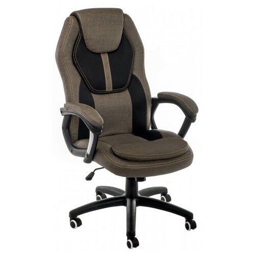 фото Компьютерное кресло woodville torino черное / серое