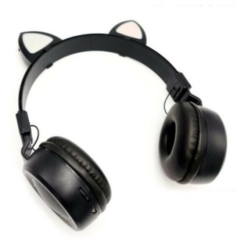 Беспроводные детские наушники c кошачьими ушками BK-38M черные 149900₽