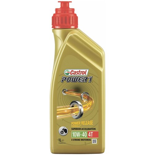 Полусинтетическое моторное масло Castrol Power 1 4T 10W-40, 1 л