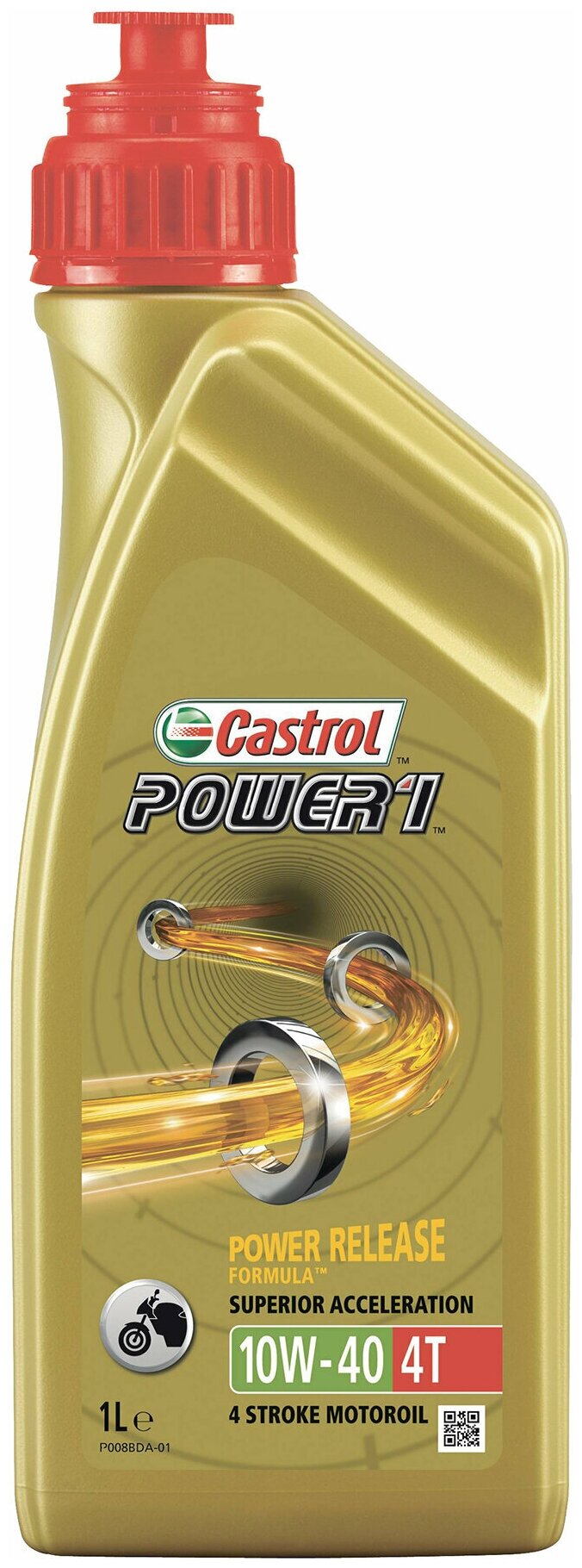 Castrol1 CASTROL Масло мотор. Power 1 4T 10W-40 (1 л.)