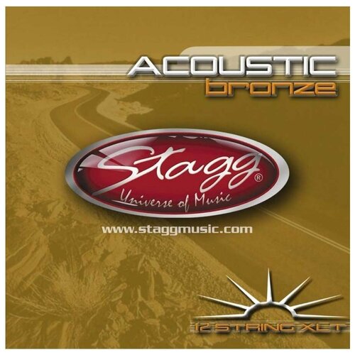 фото Струны для 12-струнной акустической гитары stagg ac-12st-br