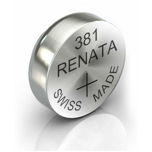 Батарейка RENATA R 381, SR1120SW 1 шт. renata r sr 927 sw 1 55v 57mah 9 5x2 6mm батарейка для часов renata 395 1 шт