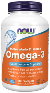 Omega-3 капс., 1000 мг, 180 мл, 1.4 г, 200 шт.