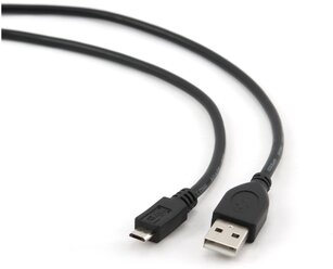 Bion Expert кабели Bion Кабель USB 2.0 - micro USB, AM-microB 5P, 1.8м, черный BXP-CCP-mUSB2-AMBM-018