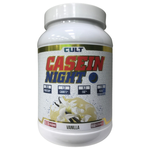 Протеин Cult Casein Night, 900 гр., ваниль aminocarnit casein protein 900 гр ваниль