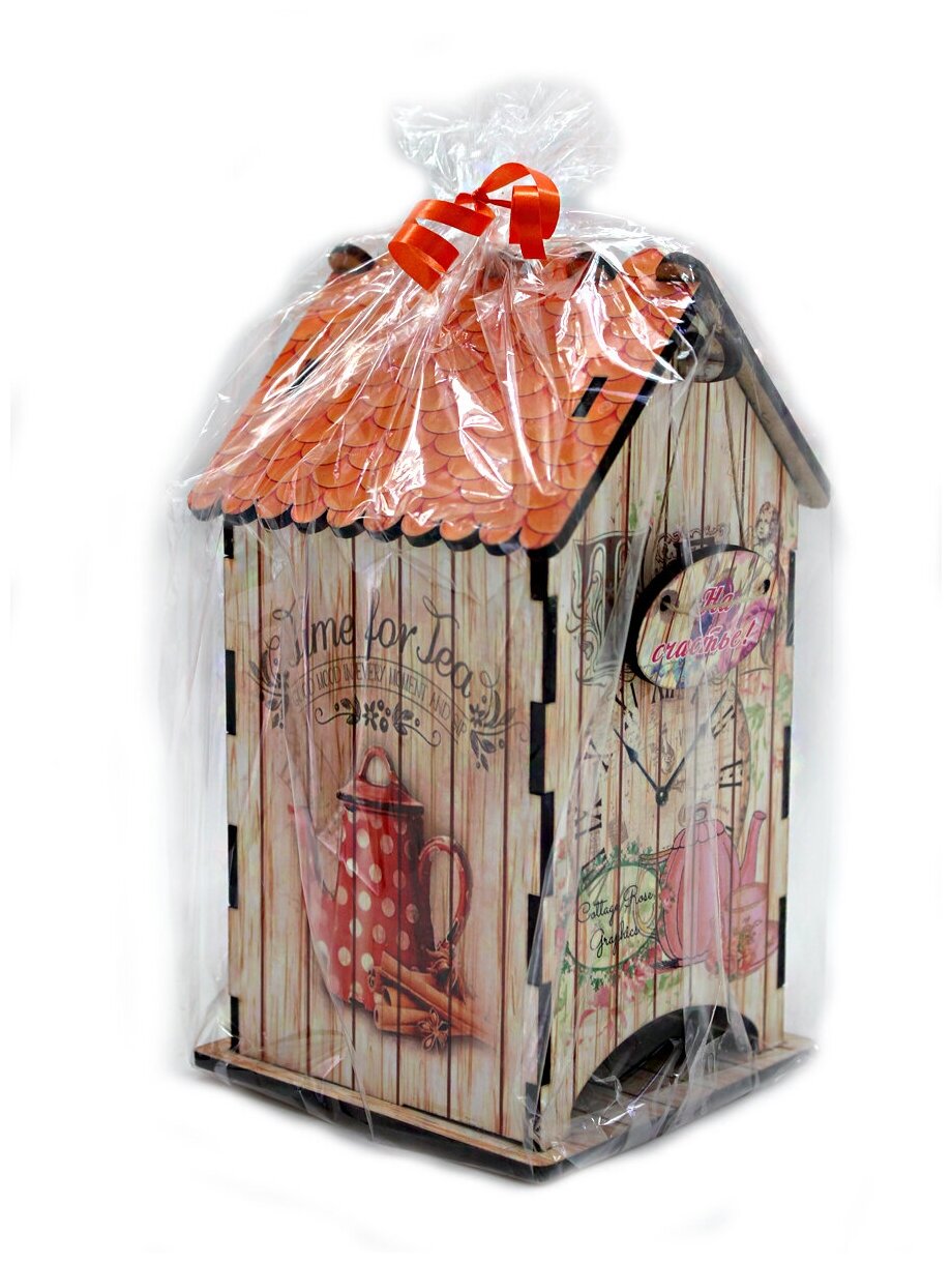 Подставка под чайные пакетики, чайный домик сувенирный подарок сувенир для кухни чая "Прованс" - фотография № 2