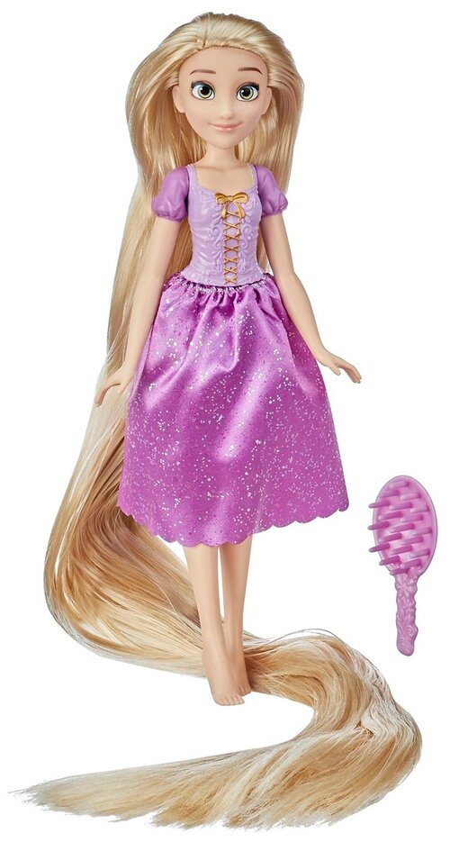 Кукла Hasbro Disney Princess Рапунцель Локоны, 28 см, F1057 сиреневый