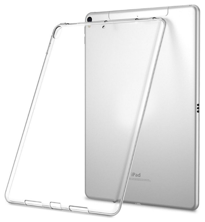 Чехол панель-накладка MyPads для iPad Pro 9.7 (2016) A1673, A1674, A1675 ультра-тонкая полимерная из мягкого качественного силикона прозрачная