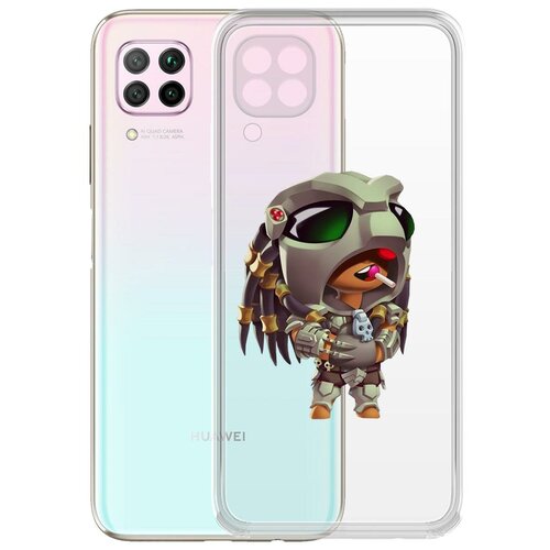 фото Чехол-накладка clear case brawl stars-леон хищник для huawei p40 lite/nova 6 se/nova 7i krutoff group