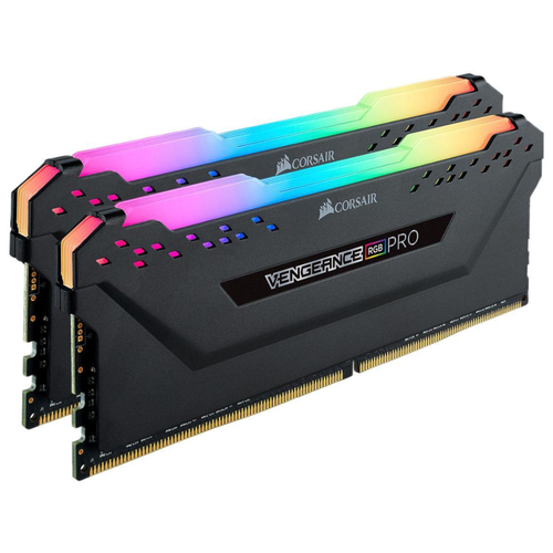 Оперативная память Corsair Vengeance RGB Pro (для AMD Ryzen) DDR4 3600 (PC4 28800) DIMM 288 pin, 16 ГБ 2 шт. 1.35 В, CL 18, CMW32GX4M2Z3600C18
