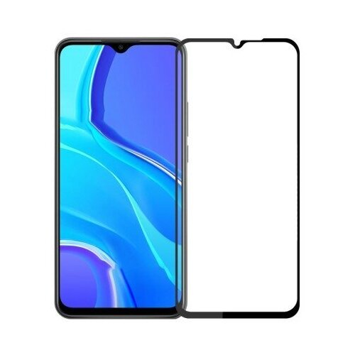Улучшенное закругленное 3D полноэкранное защитное стекло Mocolo для Xiaomi RedMi 9 черный