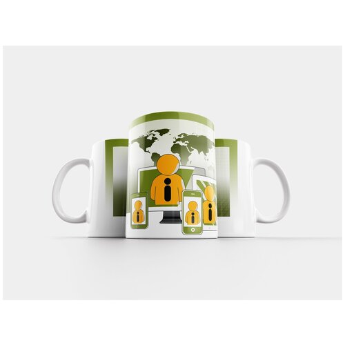 фото Кружка "мобильный, смартфон, таблетка" 320 мл lotsprints