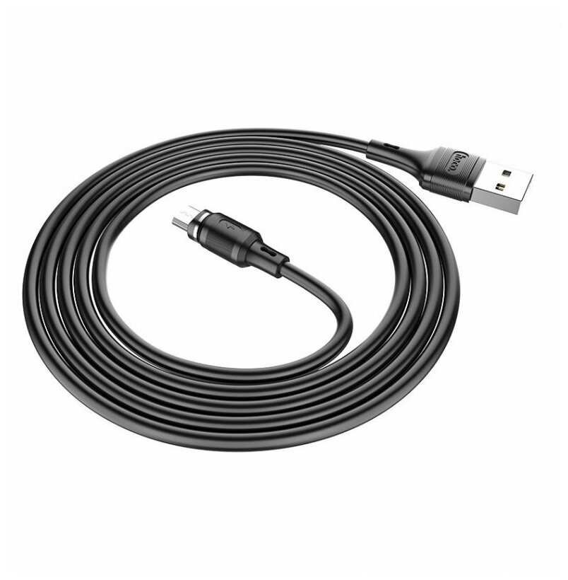 Магнитный кабель Hoco X52 Sereno USB - micro USB 1м черный