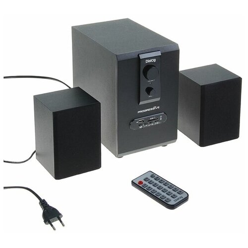 Колонки Dialog Progressive AP-150 колонки dialog progressive ap 203 black 2 1 18w 2 10w rms usb sd reader