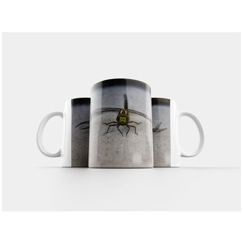 фото Кружка "стрекоза, природа, закрывать" 320 мл lotsprints