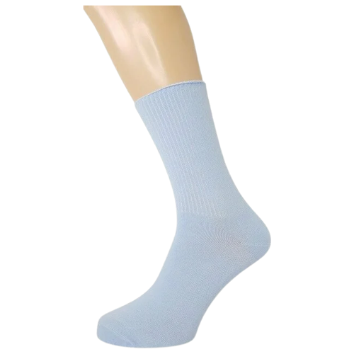 Носки ГАММА, 3 пары, размер 23-25, голубой комплект 3 пары носки женские гранд scl50 хлопок голубой 23 25