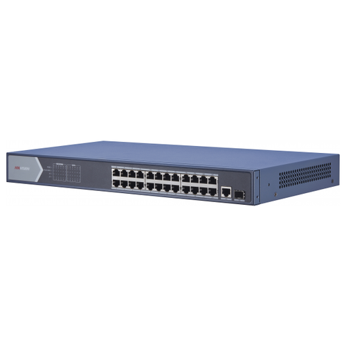 Hikvision DS-3E0526P-E poe коммутатор 4 poe 802 3af at 2 uplink порта nvr lan 100 мбит с