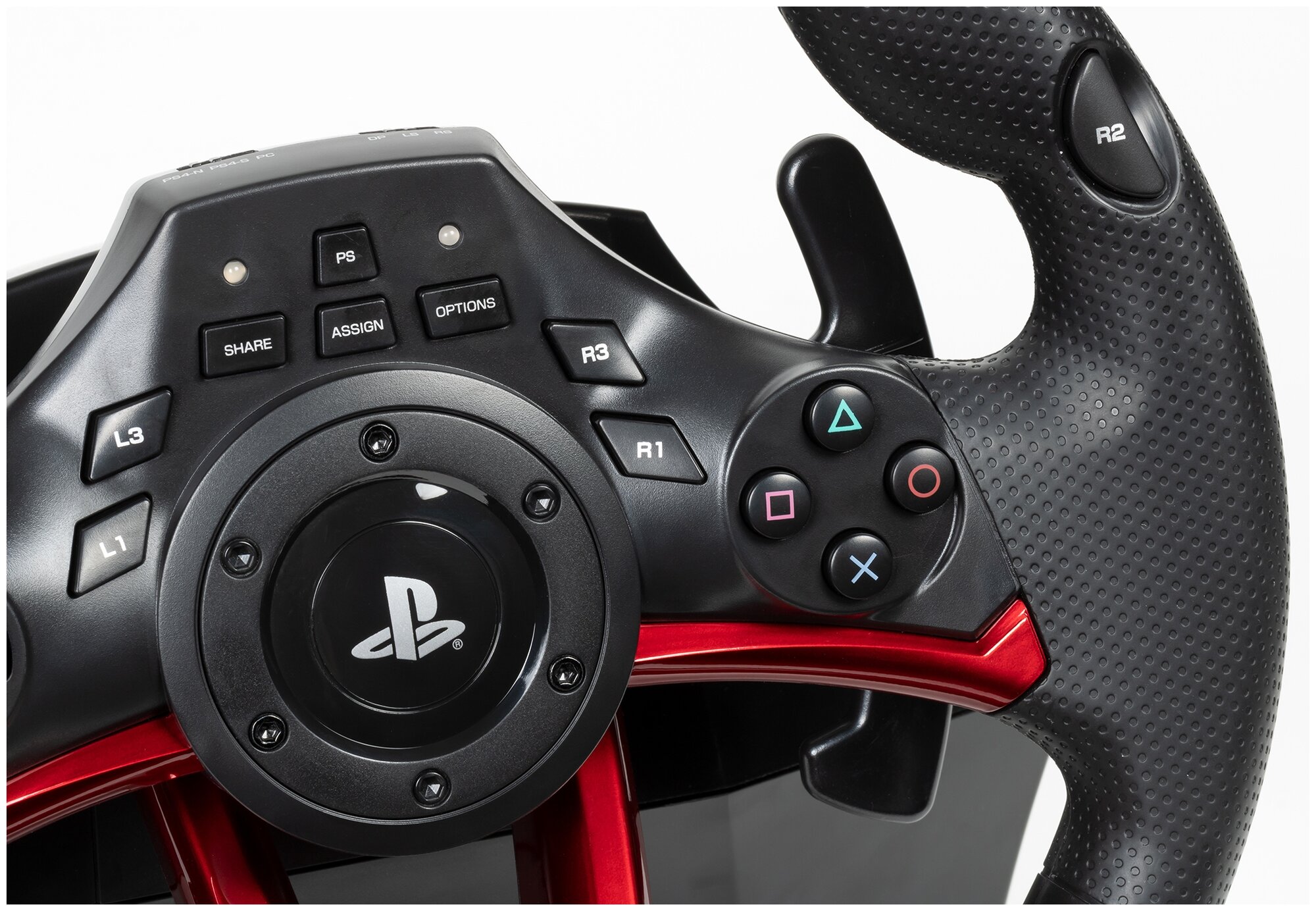 Руль HORI Wireless Racing Wheel Apex PS4, черный