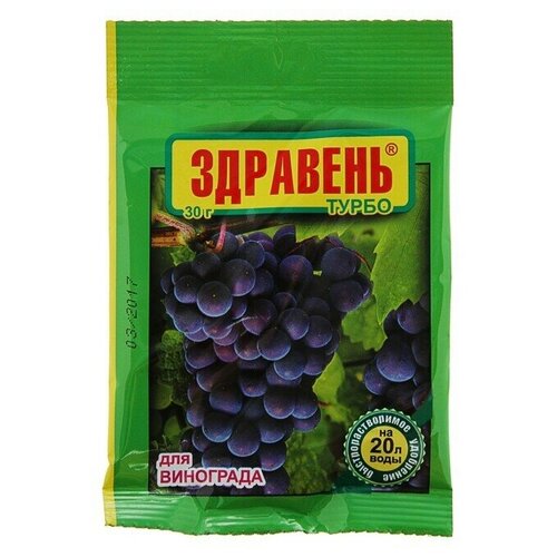 Удобрение Здравень турбо, для винограда, 30 г здравень турбо для винограда 30 г