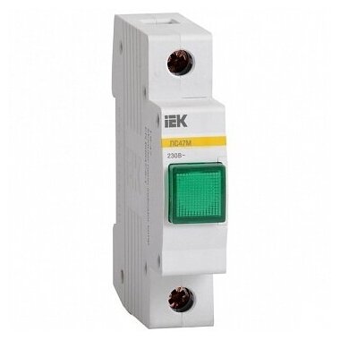 Сигнальная лампа ЛС-47М (зеленая) (матрица) | код. MLS20-230-K06 | IEK (10шт. в упак.)