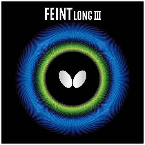 фото Butterfly накладка butterfly feint long iii (черный, ox)