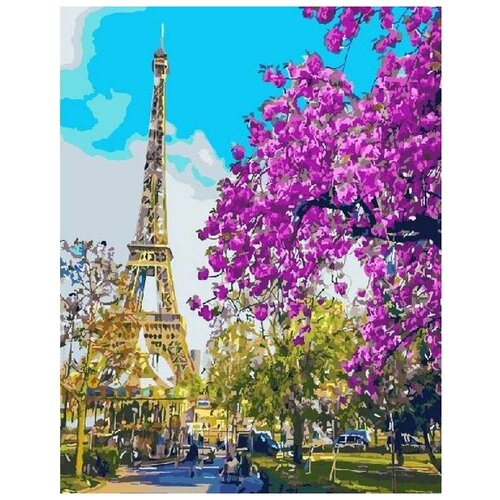 Картина по номерам Романтичный Париж, 40x50 см картина по номерам облачный париж 40x50 см