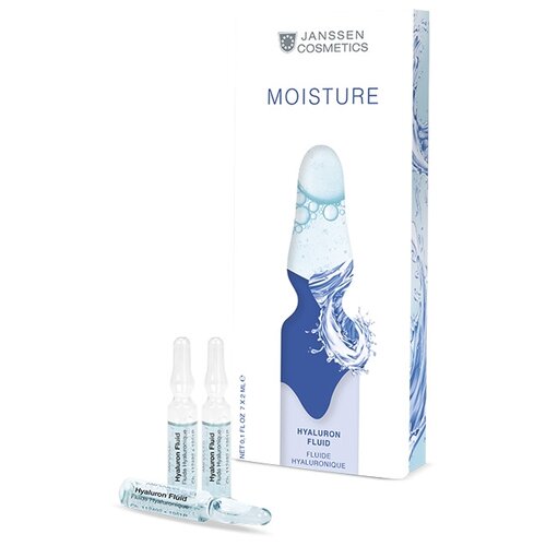 Janssen Cosmetics ультраувлажняющая сыворотка для лица Ampoules Hyaluron Fluid, 2 мл , 3 шт.