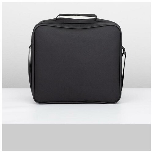 Сумка муж А58, 29*18*26, отдел на молнии,2 н/кармана, длинн ремень,черный 2953973