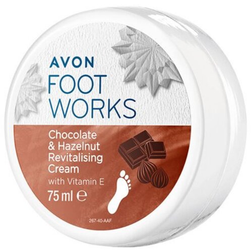 AVON Восстанавливающий крем для ног с ароматом шоколада и лесного ореха, 75 мл
