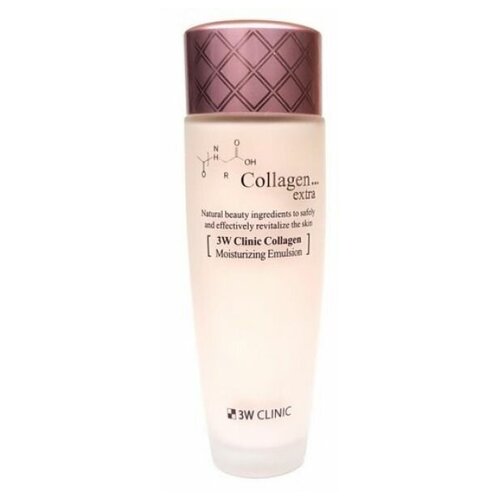 Увлажняющая коллагеновая эмульсия для лица 3W Clinic Collagen Extra Moisturizing Emulsion 150ml