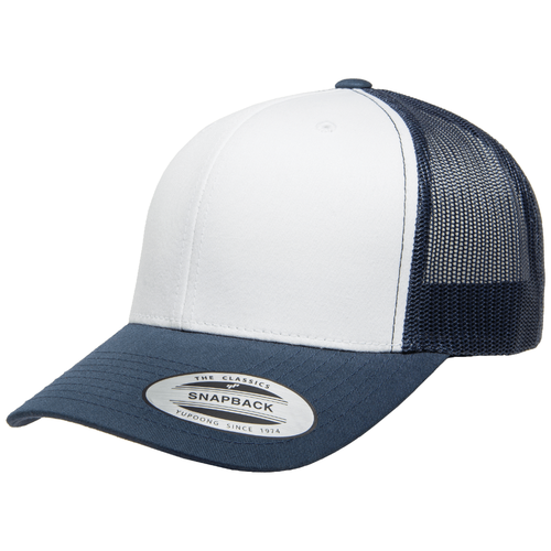 фото Кепка flexfit 6606w retro trucker - navy/white/navy