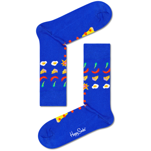 Носки Happy Socks, размер 41-46, синий, мультиколор