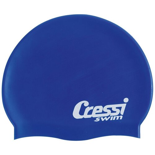 Шапочка для плавания CRESSI SILICONE CAP KIDS, детская, синяя