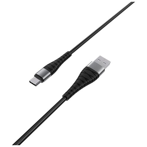Кабель USB - TYPE-C Borofone BX32 (зарядка 5A, передача данных, тканевая оплетка) кабель usb micro usb bx32 1m borofone черный