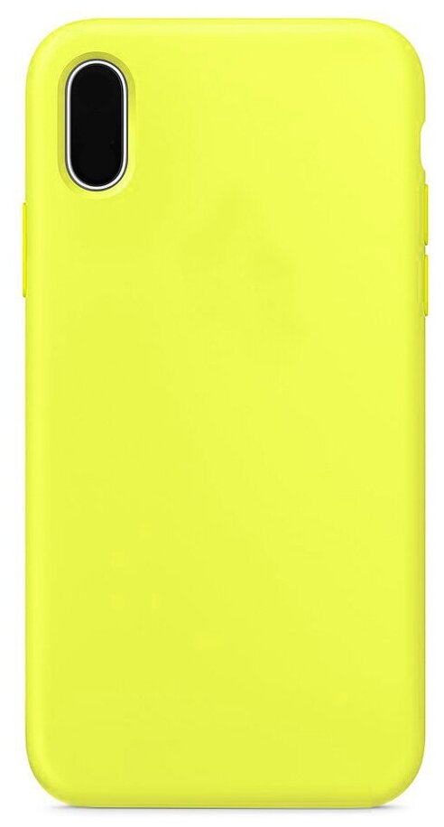 Чехол силиконовый для iPhone XR 6.1" Full case series желтый