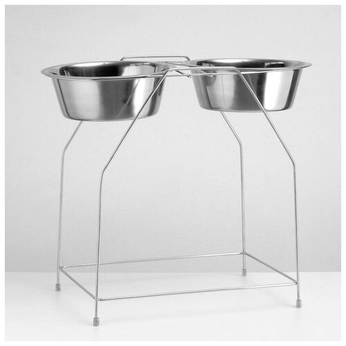 фото Набор из 2 мисок на высокой подставке, 2 х 2,7 л mikimarket