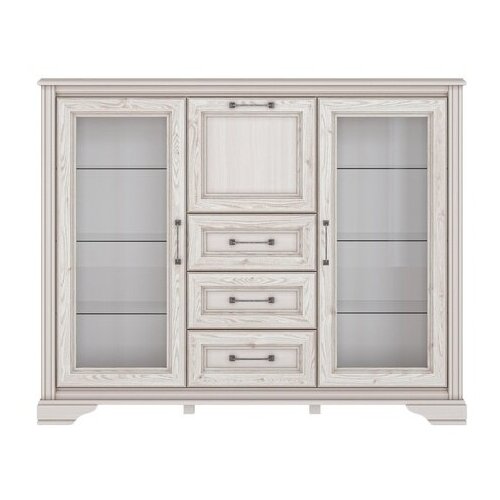 Тумба-комод бар Black Red White Стилиус KOM2W1B3S, лиственница сибирская