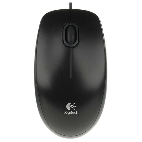 Мышь компьютерная Logitech B100 Optical Mouse USB 910-003357 1 шт 154700₽