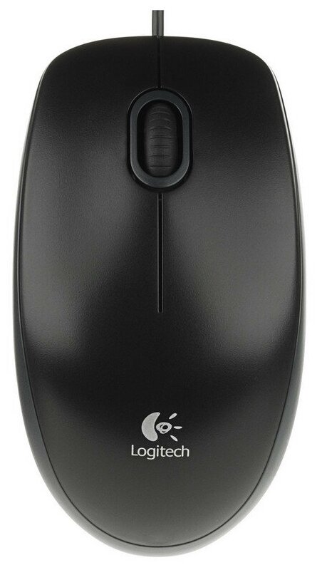 Мышь компьютерная Logitech B100 Optical Mouse USB (910-003357), 1 шт.