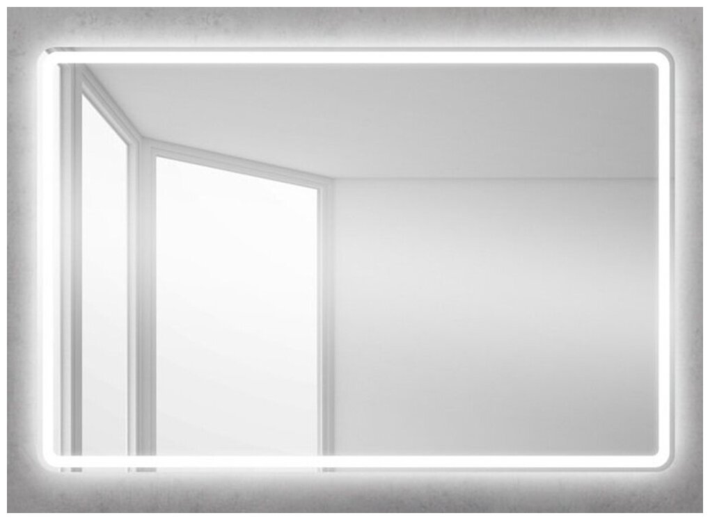 Зеркало BelBagno Marino 100 SPC-MAR-1000-600-LED-TCH-WARM с подсветкой с подогревом с сенсорным выключателем