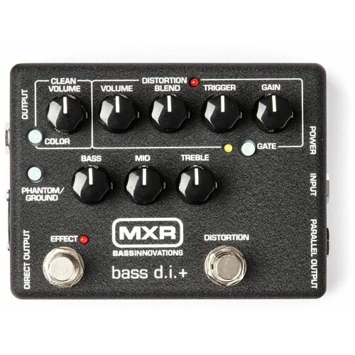 Предусилитель Dunlop MXR M80 Bass D.I. + dunlop mxr m188 bass auto q эффект гитарный