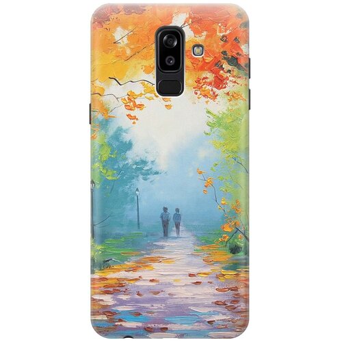 фото Re:paчехол - накладка artcolor для samsung galaxy j8 (2018) с принтом "яркая осень"