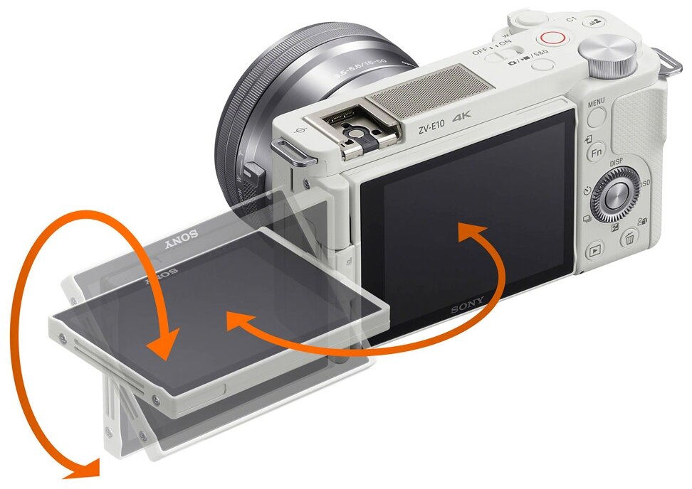 Фотоаппарат Sony Alpha ZV-E10L 16-50-мм зум-объектив, черный - фото №9