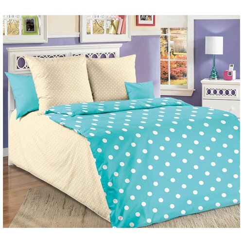 фото Текс-дизайн детское постельное белье ingrid цвет: бирюзовый (143х215 см)