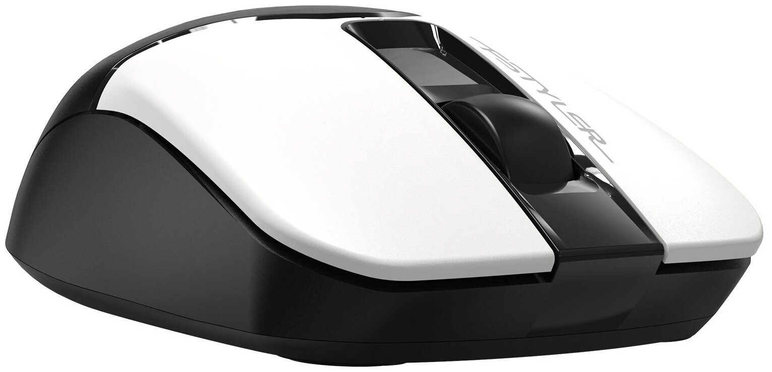 Мышь A4Tech Fstyler FG12 Panda белыйчерный оптическая 1200dpi беспроводная USB 3but