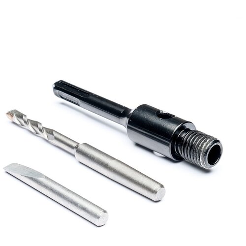 Адаптер переходник хвостовик М16-SDS Plus для алмазных коронок по бетону и кирпичу в комплекте со сверлом 120 мм для дрели перфоратора 890₽